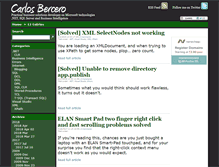 Tablet Screenshot of carlosbercero.com